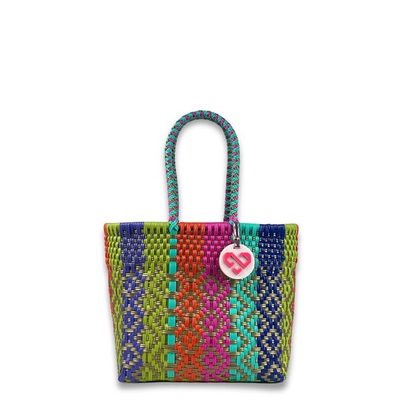 Handwoven Plastic Tote Bag X-Small, Waterproof, Durable :'D - Picture 1 of 5